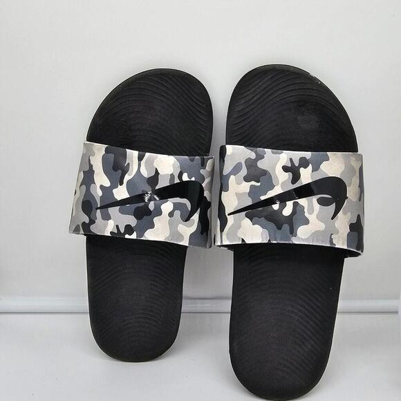 Nike Kawa Slide 6 Unisex‎ Black/White - Picture 1 of 7